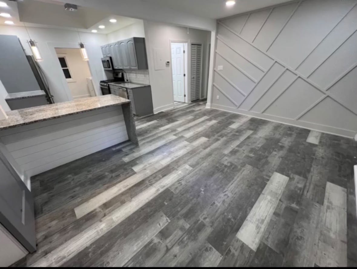 Flooring installation project by Elite Design Home