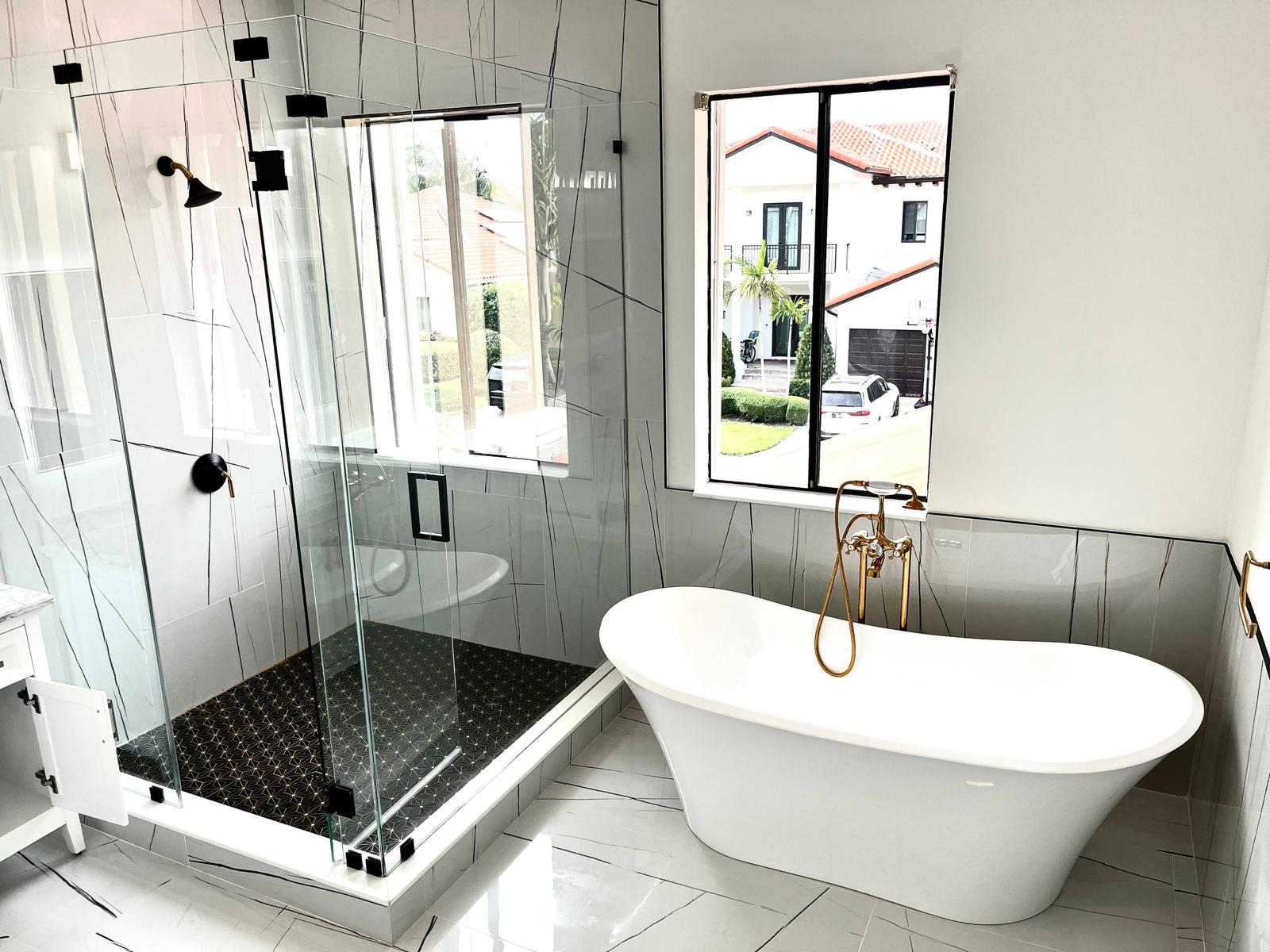 Bathroom remodeling project