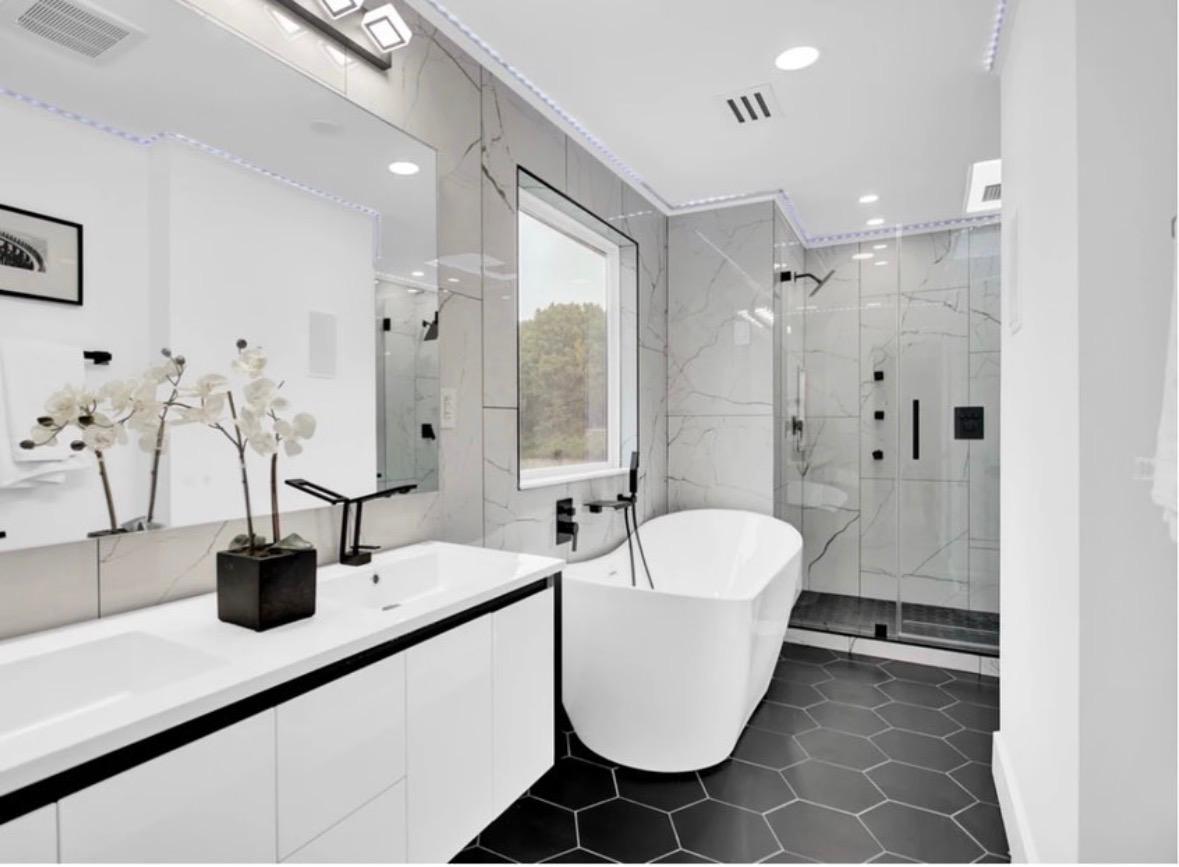 Bathroom remodeling project