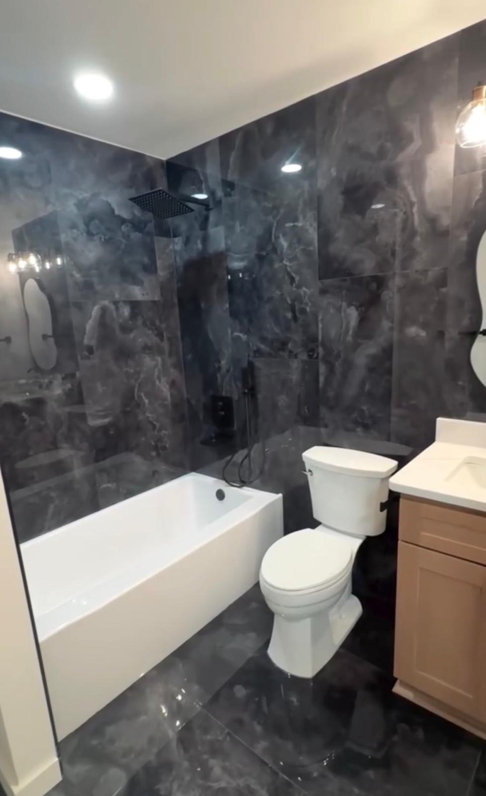 Bathroom remodeling project