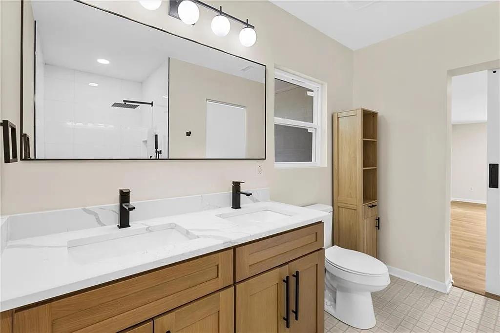Bathroom remodeling project