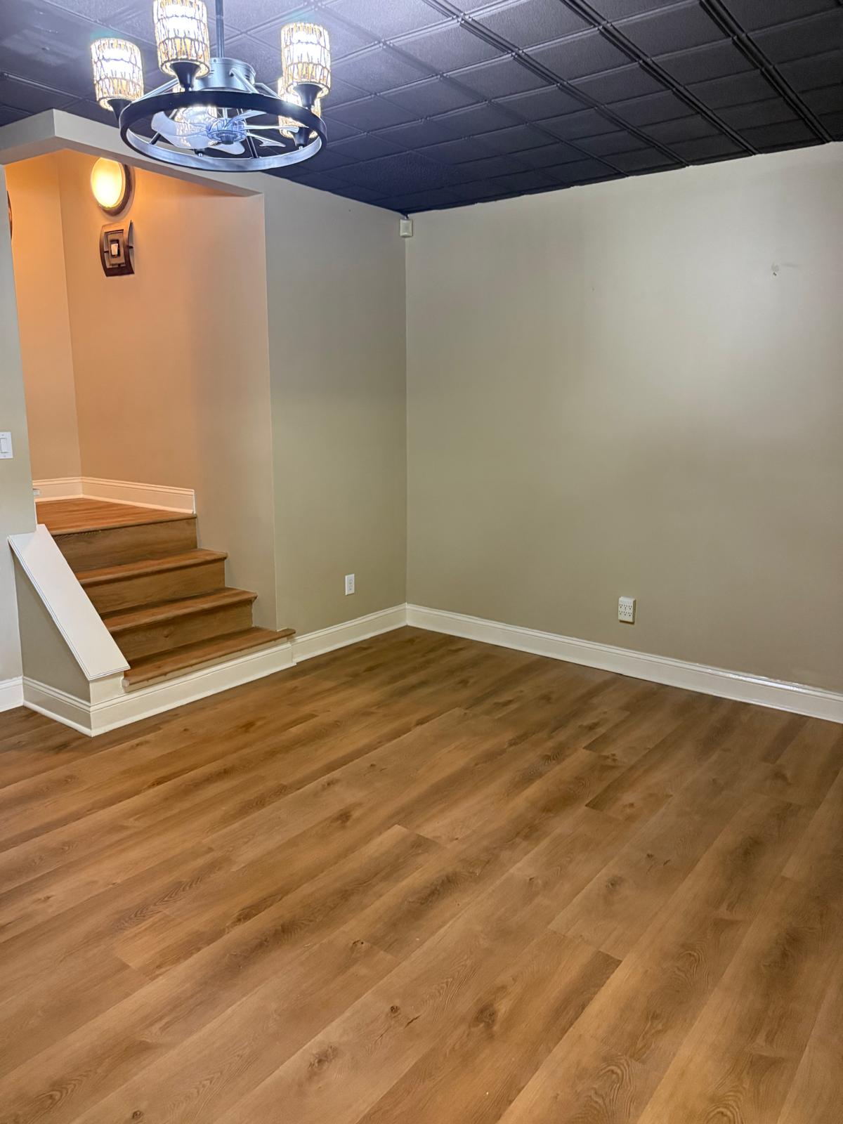 Flooring installation project