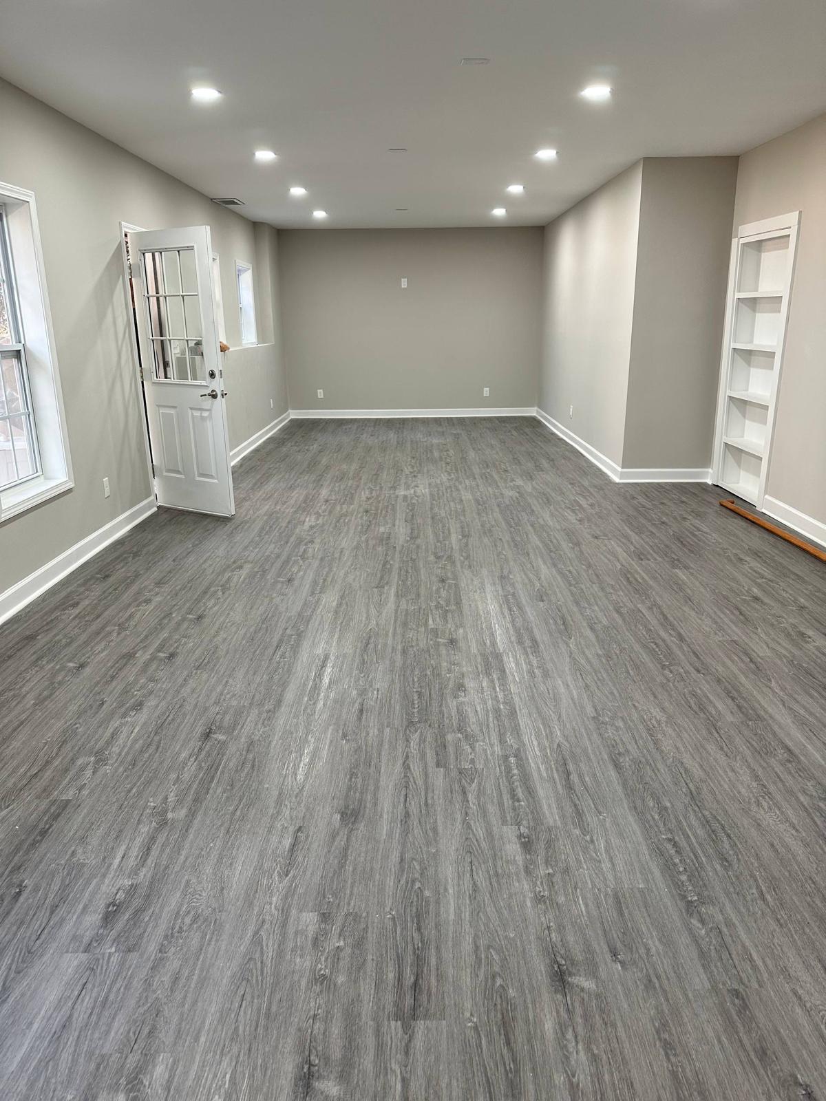 Flooring installation project